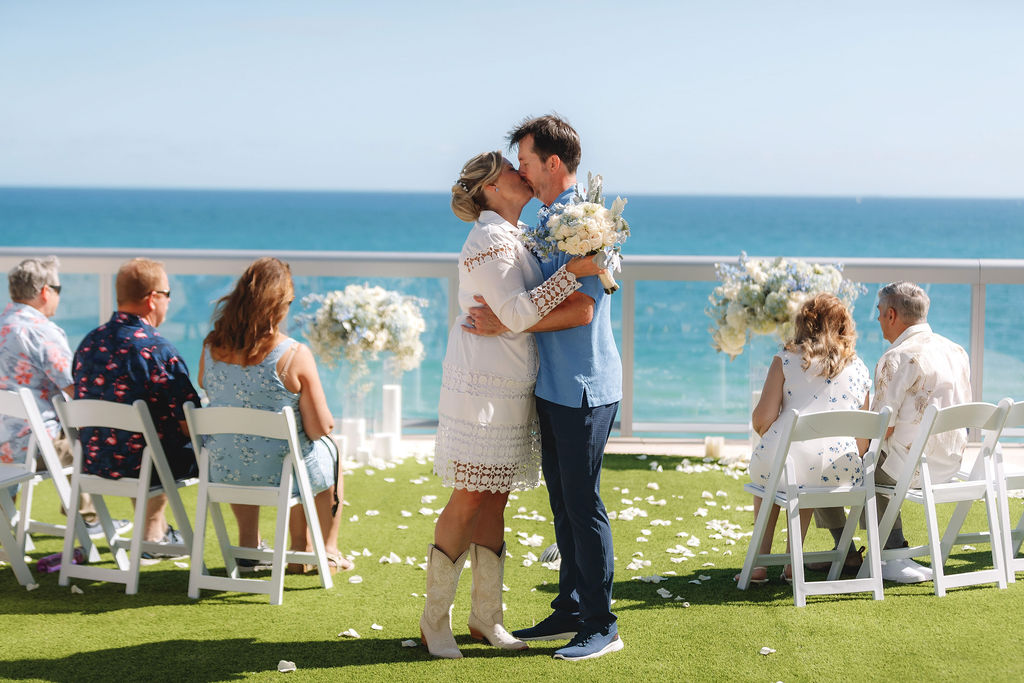 Oceanfront ceremony