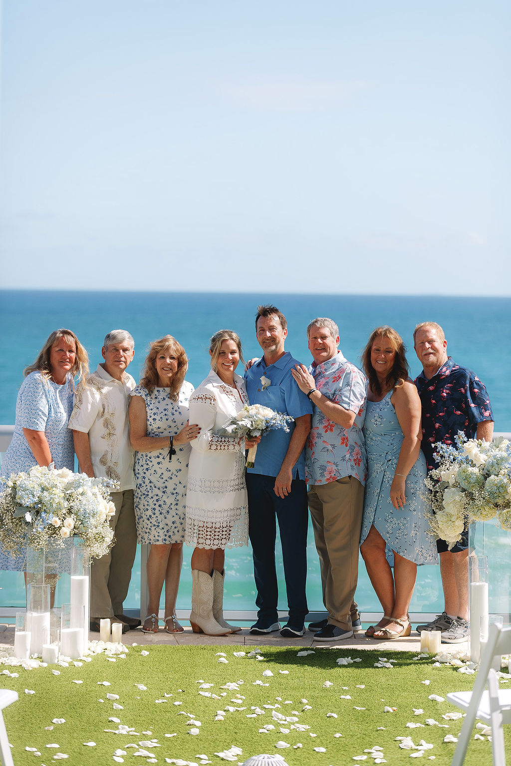 Happy couple on their elopement day